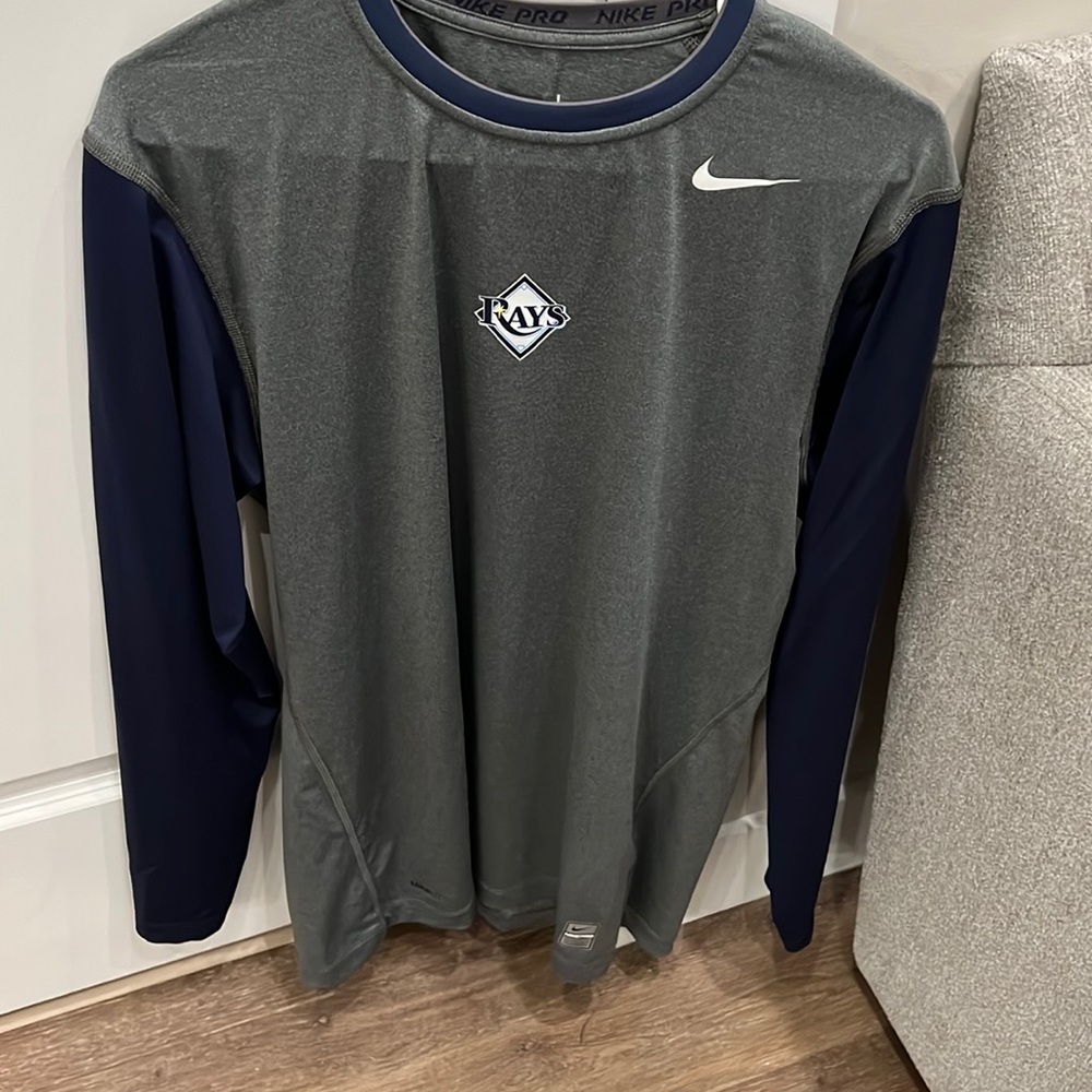 Nike Pro Tampa Bay Rays Long Sleeve Shirt